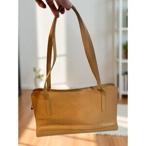 Monsac Original Perforated Oat Genuine Leather Classic Zip Dual Handbag Purse